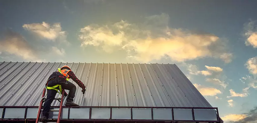 Commercial Built-Up Roof Installation in Palatine