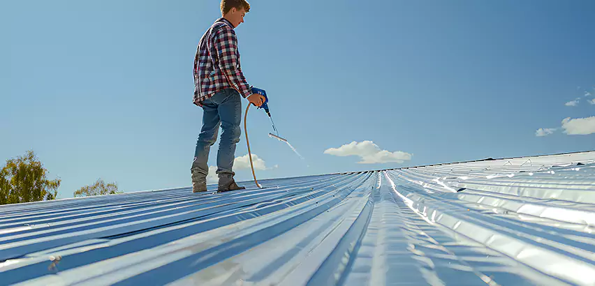 EPDM Roofing Installation Drip Edge in Palatine