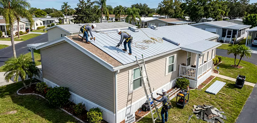 Mobile Home Metal Roof Replacement in Palatine