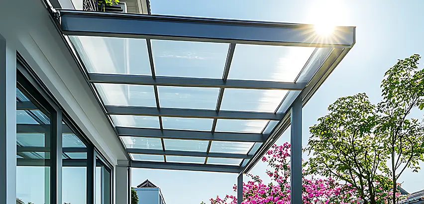Glass Patio Roof Installation in Palatine