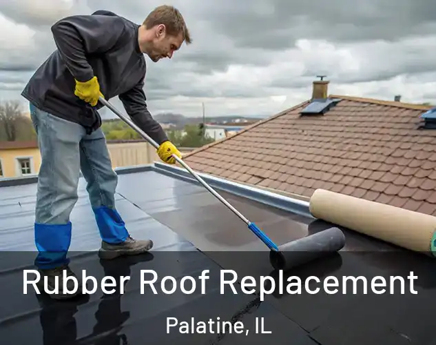  Rubber Roof Replacement Palatine, IL