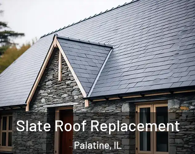  Slate Roof Replacement Palatine, IL