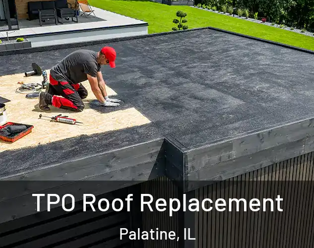  TPO Roof Replacement Palatine, IL